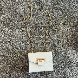 ASOS Elegant White Chain Shoulder Bag